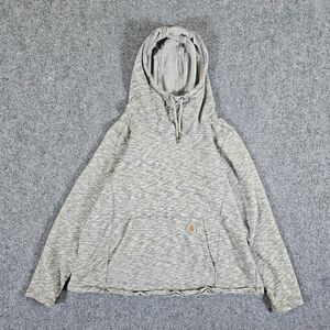 Carhartt Lightweight Pullover Hoodie Pockets Gray Youth‎ Size XL Workwear Casual